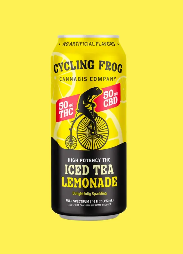 CF 50mg THC Sparkling Iced Tea Lemonade, Single
