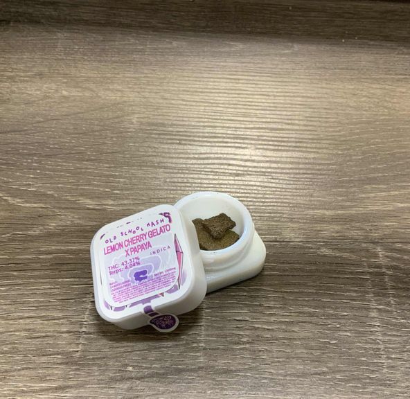 Lemon Cherry Gelato x Papaya Hashish Rex Remedies 1g