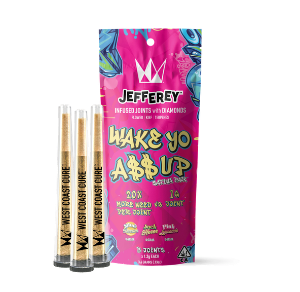 Wake Yo A$ Up Pack - Jefferey Infused Joint 1.2g 3 Pack