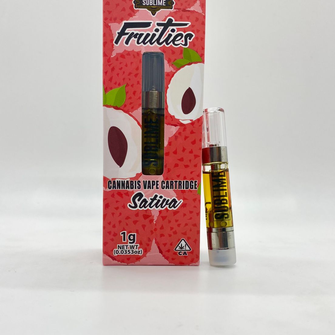 1g Lychee Kush (Sativa) Fruities CCELL Cartridge - Sublime