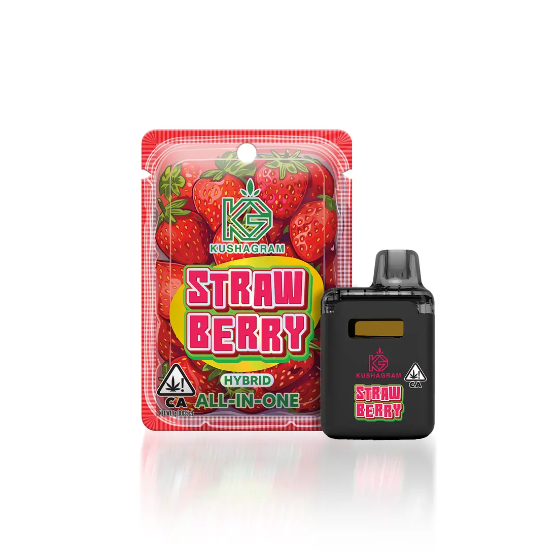 Strawberry AIO Vape 1.00 g