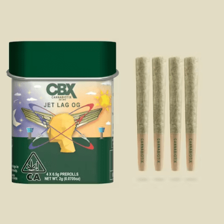 Jet Lag OG Preroll 4 Pack