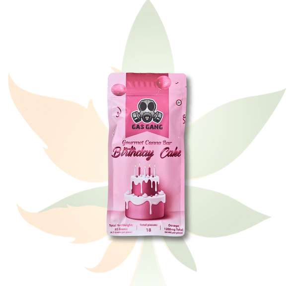 Gas Gang - Chocolate Bar - Birthday Cake (1200mg THC)