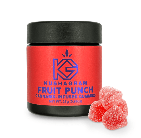 .⠀KUSHAGRAM 100mg Fruit Punch Gummies