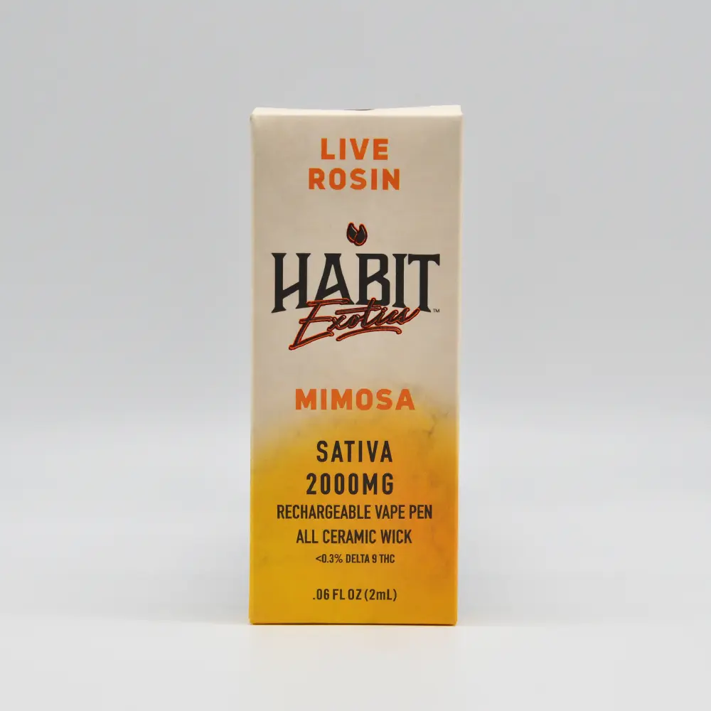 Habit THCa Live Rosin Mimosa Disposable, 2g