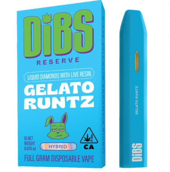 Dibs Reserve AIO Vape Gelato Runtz 1g