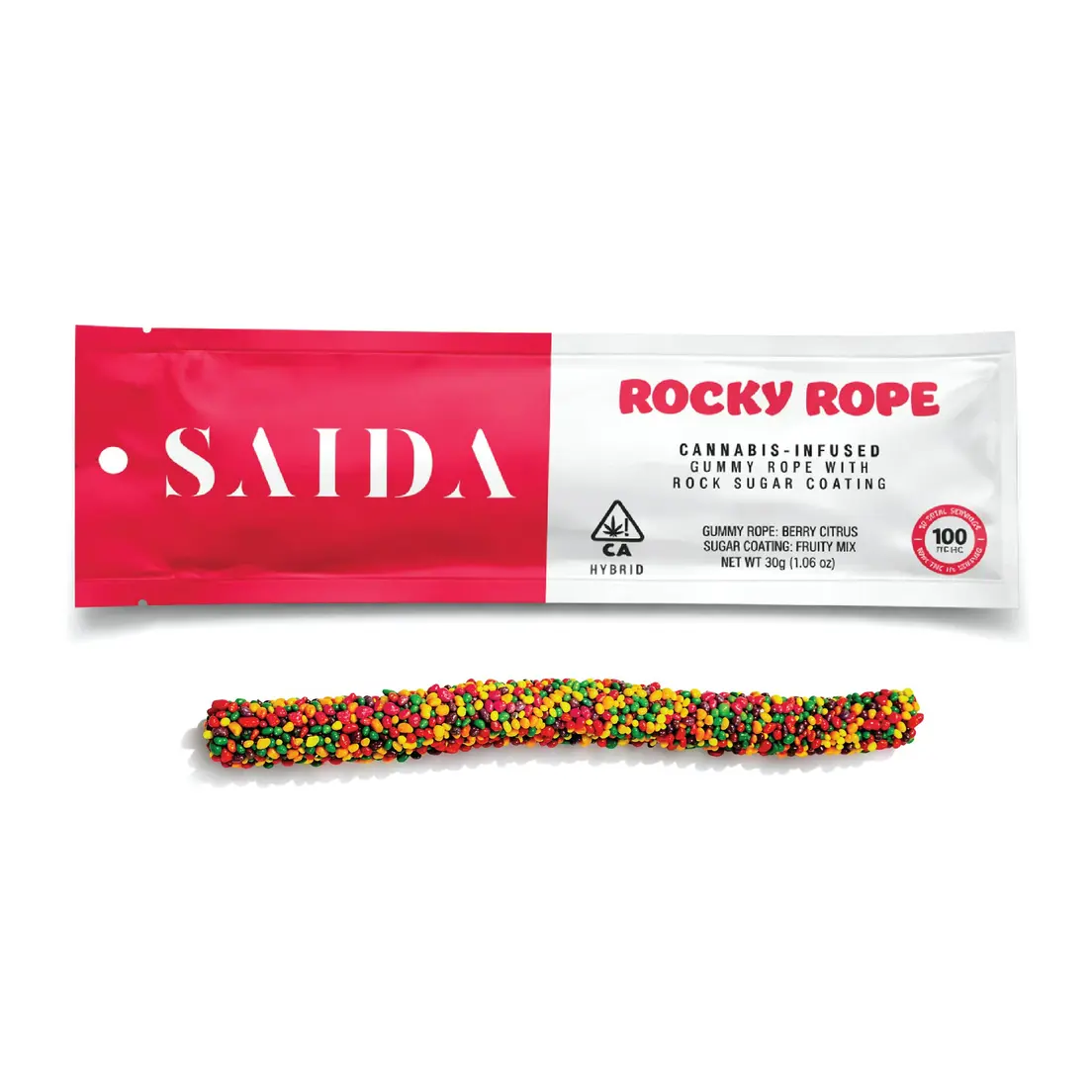 PRE-ORDER ONLY Saida - Rocky Rope - Berry Citrus 100mg - 30 g
