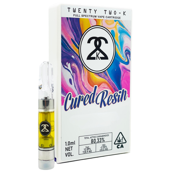 22K | Vape Cart | 1g | Cured Resin | Pink Berriez