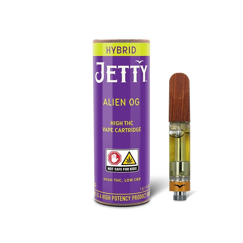 Jetty | Alien OG (H) | 1g High THC 510 Cartridge