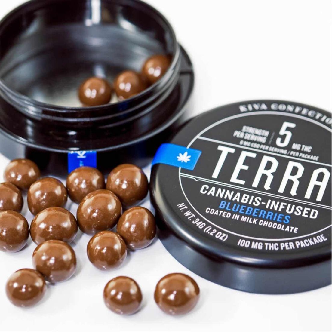 Kiva Terra Blueberry Bites 100mg