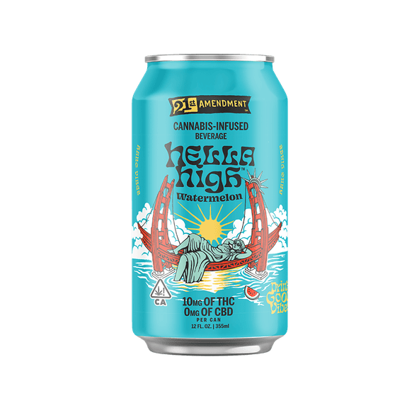 21st Amendment Hella High Watermelon 100 mg