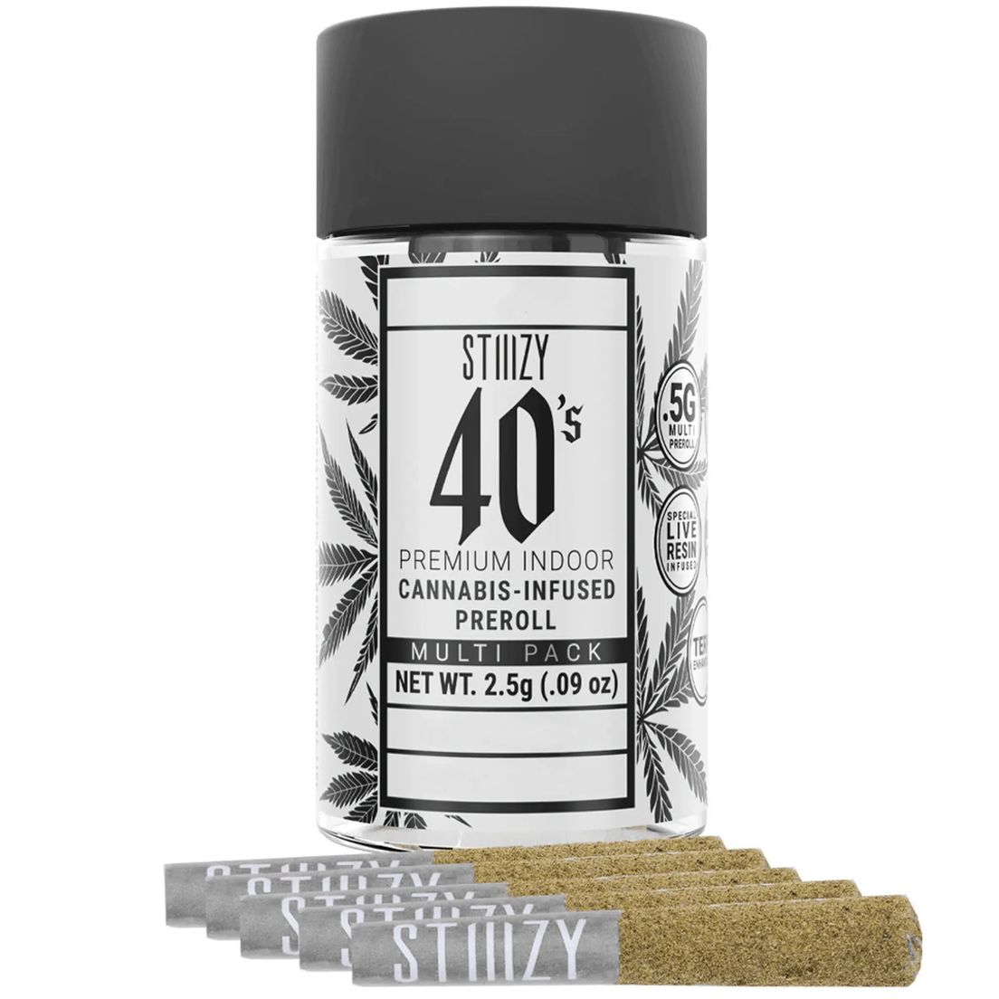 Stiiizy- Sunset Sherbert Naked Prerolls 5pk 2.5g (H)