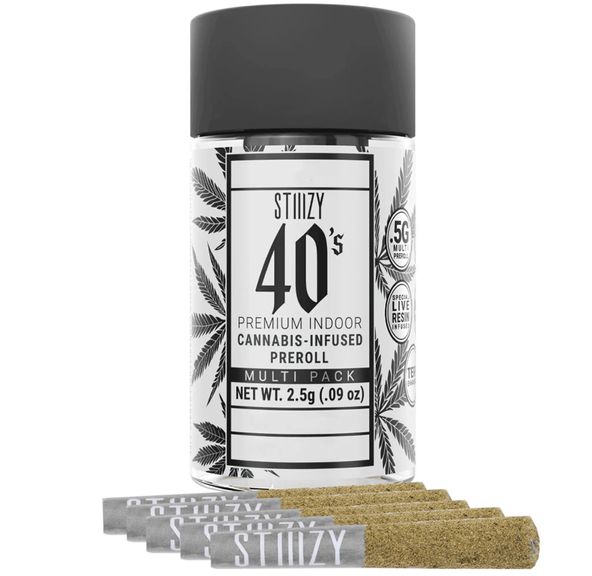 Stiiizy- Sunset Sherbert Naked Prerolls 5pk 2.5g (H)