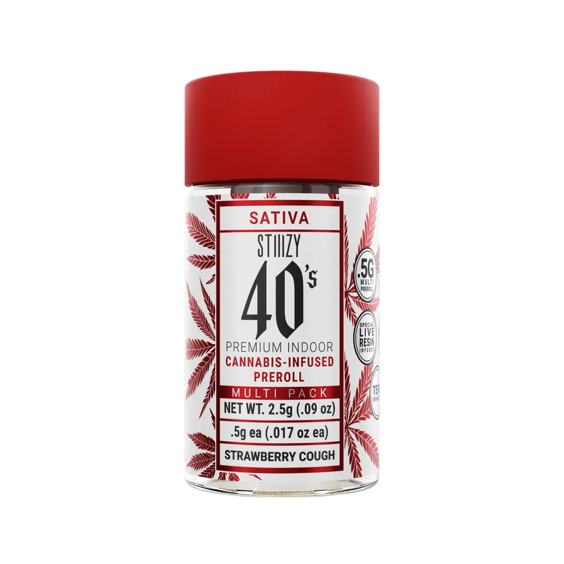 .5G 40s PREROLL MULTI PACK - STRAWBERRY COUGH