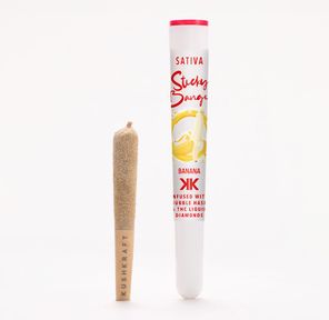 1 x 0.5g Infused Sticky Banger Pre-Roll Sativa Banana by KushKraft