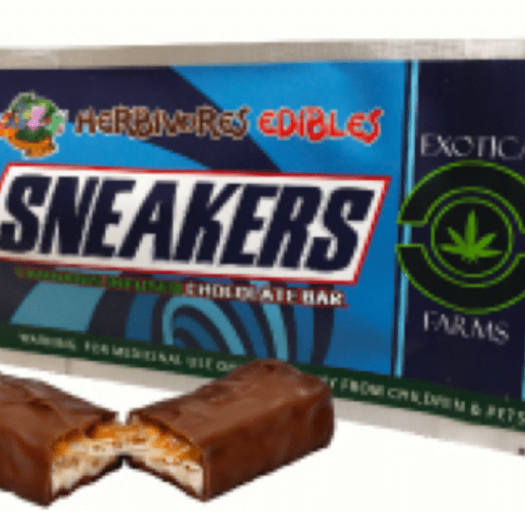 100mg Sneakers Chocolate Bar by EXOTICA FARMS
