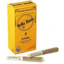 Hella Dank - Strawberry Banana Hash Infused 4-Pack