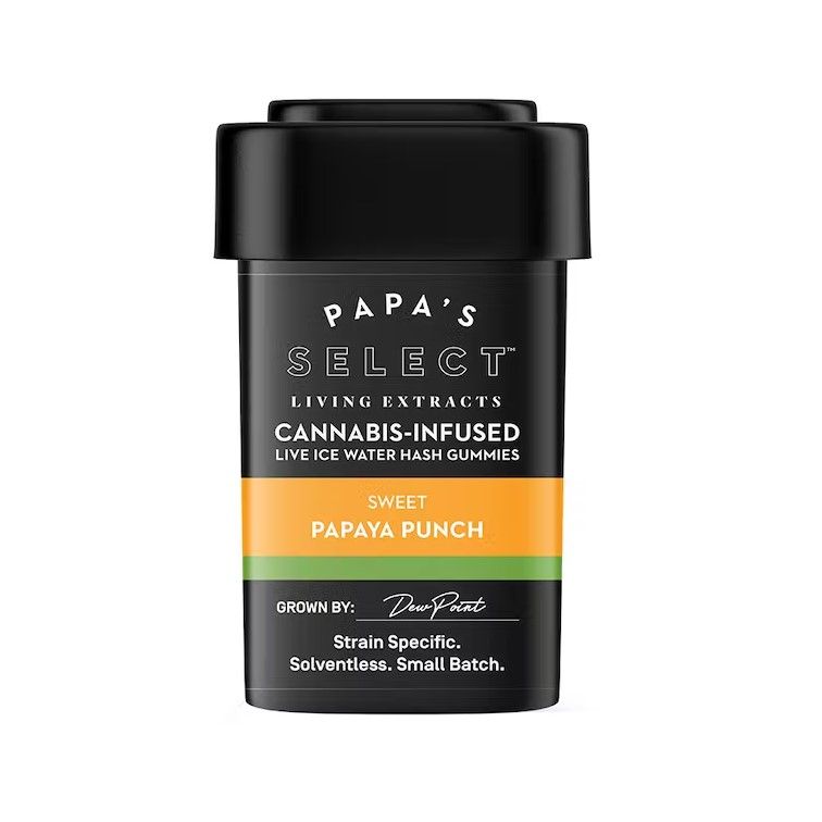 Sweet Papaya Punch, Ice Water Hash Gummies
