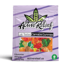 Grape 100mg CBD Gummies by Active Releaf