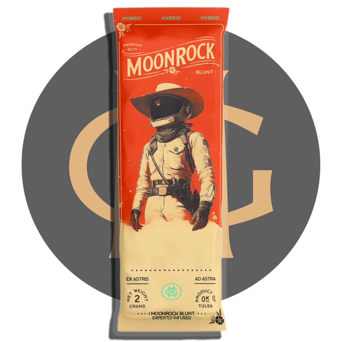 Mello Gold - Moon Rock Infused Blunts 1.5g 2pk - White Widow