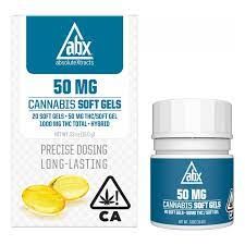 ABX Refresh Soft Gels 50mg THC (10 capsules)
