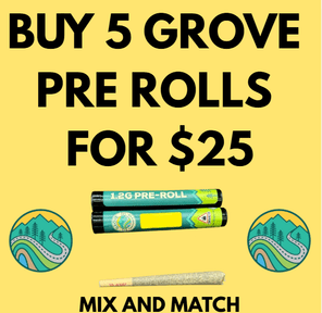 5 pre rolls for $25 Deal
