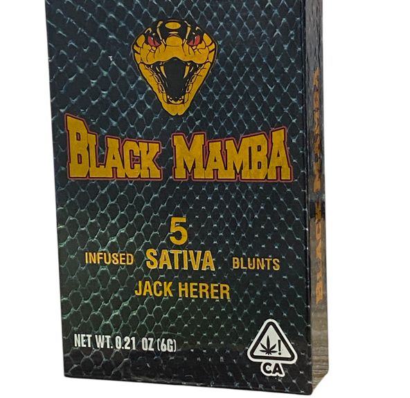 Black Mamba - Jack Herer - 5 Pack Infused Blunts 6 Grams
