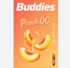 Buddies AIO Vape Peach OG 1g