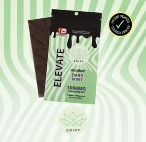 1000mg THC Dark Chocolate Mint Bar 65.00 g