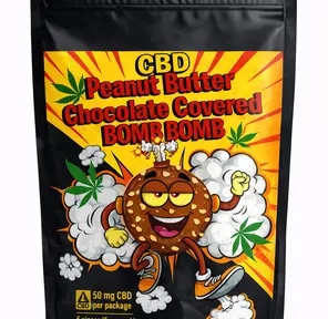 Bom Bom CBD I 750 mg I Peanut Butter Chocolate I Grounded Gardens I 5ct Bon Bon