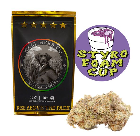 14G Walt Herb Co. Styrofoam Cup