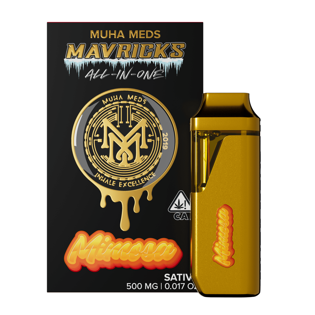 Muha | AIO Vape | .5g | Hash Rosin | Mimosa