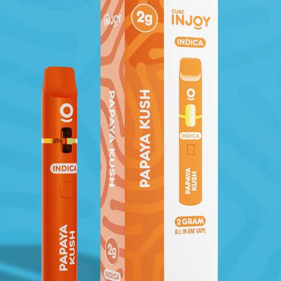 Cure Injoy - 2G - Disposable - Papaya Kush at Space Station Dispensary LLC 