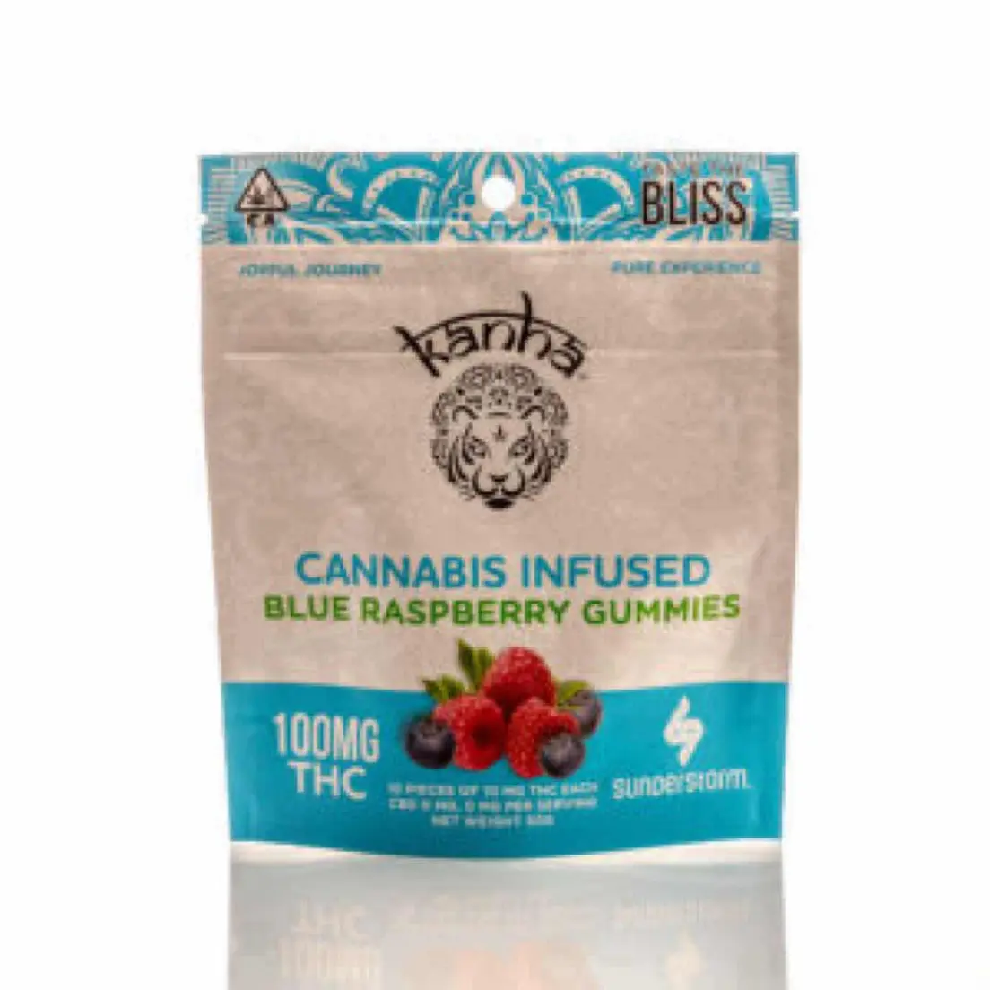 Blue Raspberry Gummies by Kanha Treats