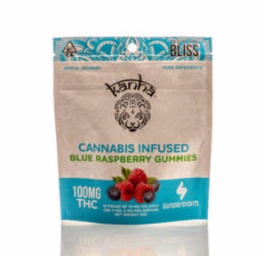 Blue Raspberry Gummies by Kanha Treats
