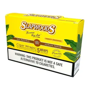 BNB|Slapwoods Cigar Wraps 5pk|Sweet Banana