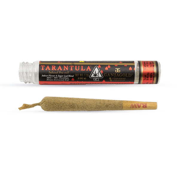 1.2G Hybrid Lemon Cookies Red Tarantula Pre Roll - GANJA GOLD
