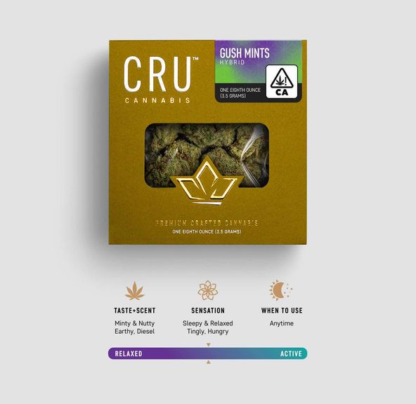 CRU Cannabis - Gush Mints 3.5000g