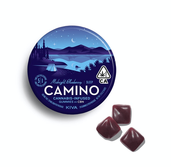 Camino Midnight Blueberry "Sleep" 5:1 THC:CBN Gummies