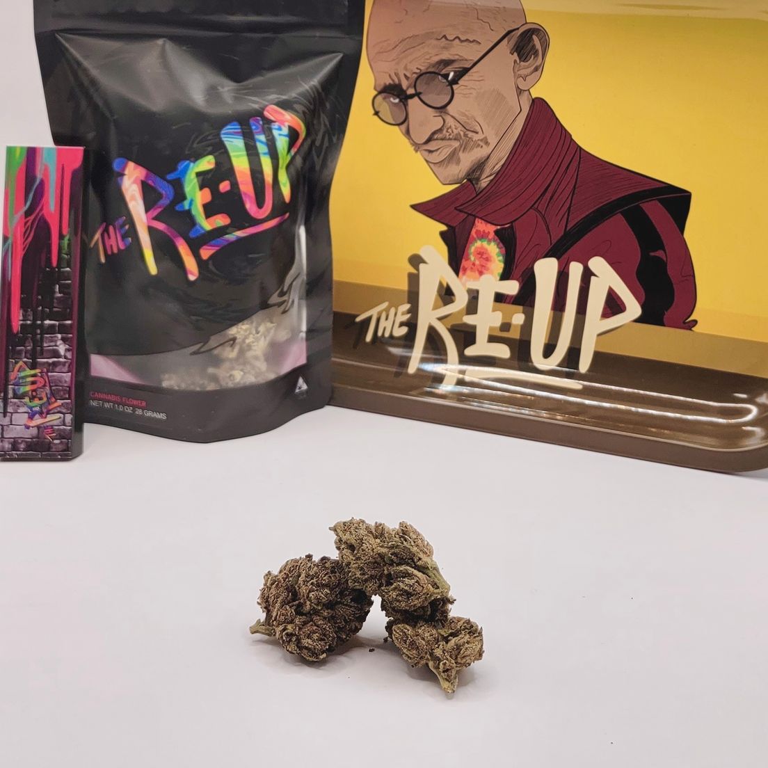 *Deal! $145 1 oz. Midnight Sunset (Indoor/31.07%/Hybrid-Indica Dom.) - The Re-Up + Papers + Tray + Beanie (House Pick)
