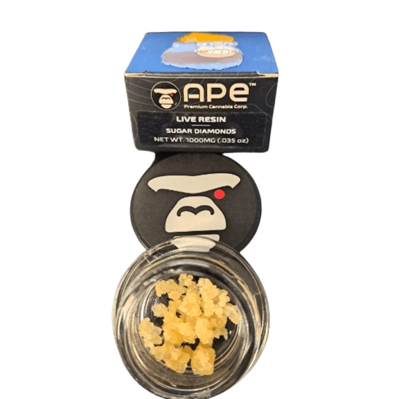 APE Kiwi 1g Live Resin Sugar Diamonds 83%