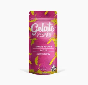 Gelato Live Resin AIO Vape Mowie Wowie 1g