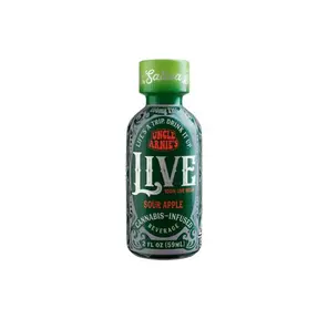 Uncle Arnie's Live Rosin Shot Sour Apple 100mg