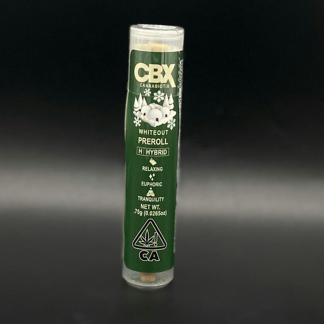 Cannabiotix- Whiteout Pre-Roll .75g (H)