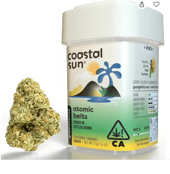 Coastal Sun - Atomic Belts - 3.5 Grams