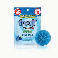 [Froot] Gummies - 100mg - Sour Blue Razz (H)