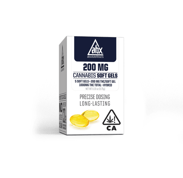 ABX Soft Gels 200mg THC (5 Capsules)