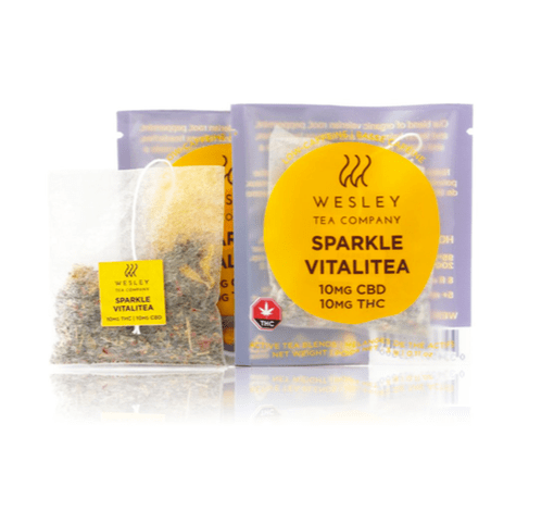 Sparkle Vitalitea 10mg CBD-10mg THC Single | Wesley Tea