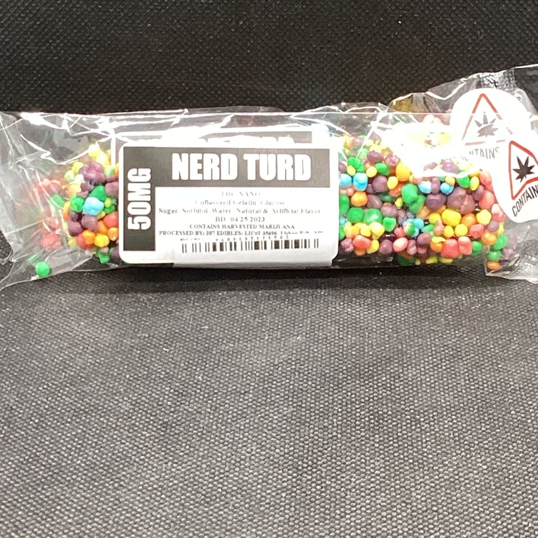 207 Edibles- Nerd Turds- NANO- 50MG