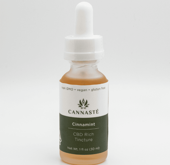 Cinnamint CBD Rich Non-GMO, Vegan and Gluten Free Tincture (30 ml)